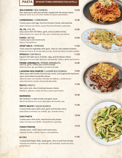 CIAO Italian and Mexican Restaurant Estepona